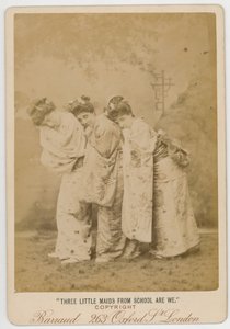 Three Little Maids from School are We by English Photographer