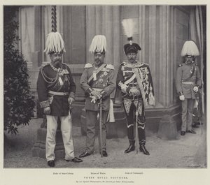 Three Royal Brothers by English Photographer