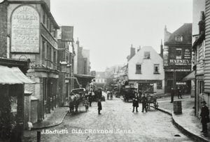 Three Tuns Old Kings Head, Surrey Street, Croydon: general view, 1885 by English Photographer