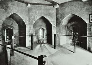 Tower of London: state prison room in Beauchamp Tower, 1895 by English Photographer