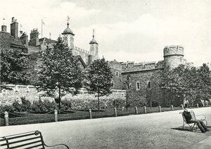 Tower of London from the Wharf by English Photographer