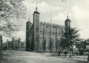 Tower of London, the White Tower by English Photographer