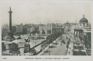 Trafalgar Square and the National Gallery, London