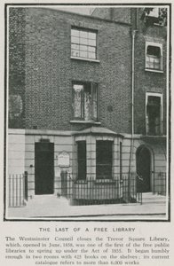 Trevor Square Library, Westminster