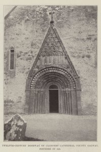 Twelfth-Century Doorway of Clonfert Cathedral, County Galway, Founded in 558 by English Photographer