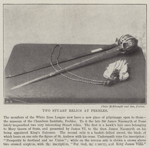 Two Stuart Relics at Peebles by English Photographer