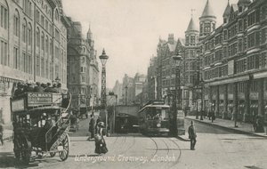 Underground tramway, Southampton Row, London