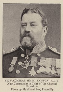 Vice-Admiral Sir H Rawson, KCB by English Photographer
