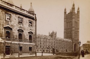 Victoria Tower of the Houses of Parliament by English Photographer