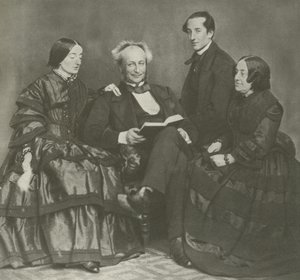 Victorian family group, 1857 by English Photographer