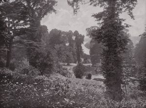 View from the Terrace Gardens, Richmond, looking Up-Stream by English Photographer