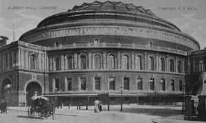 View of the Albert Hall, c.1900 by English Photographer