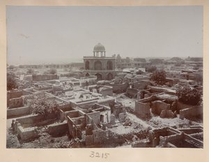 Village Inside Purana Qila, View Around Sher Mandal, ca. 1908-1911 by English Photographer