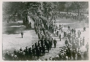 Volunteers in Temple Gardens by English Photographer