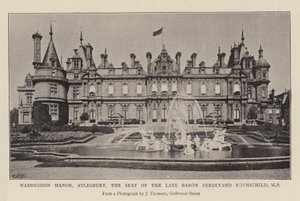 Waddesdon Manor, Aylesbury, the Seat of the Late Baron Ferdinand Rothschild, MP by English Photographer