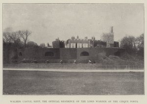 Walmer Castle, Kent, the Official Residence of the Lord Warden of the Cinque Ports
