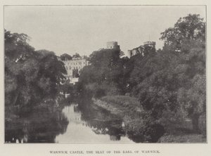 Warwick Castle, the Seat of the Earl of Warwick by English Photographer