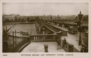 Waterloo Bridge and Somerset House, London