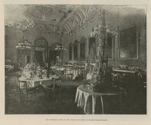 Wedding Cake in the Breakfast Room at Buckingham Palace