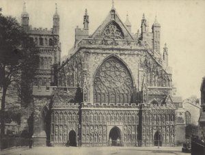 West front of Exeter Cathedral, Devon