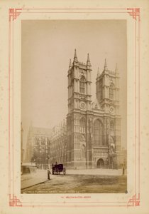 West towers of Westminster Abbey by English Photographer