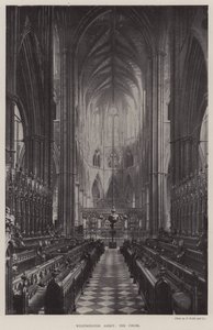 Westminster Abbey, the Choir by English Photographer
