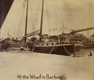 Wharf, Bridgetown, Barbados by English Photographer