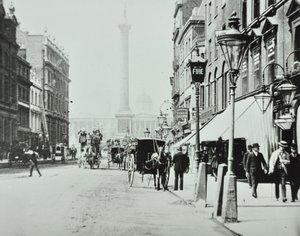 Whitehall, Westminster: Whitehall looking to Trafalgar Square, 1895 by English Photographer
