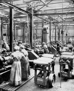 Women making high explosive shells by English Photographer