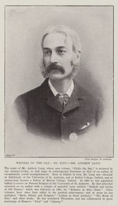 Writers of the Day, Mr Andrew Lang by English Photographer