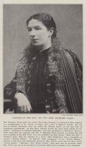 Writers of the Day, Mrs Humphry Ward by English Photographer
