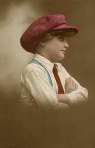 Young girl in a cap by English Photographer