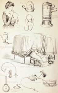 19th Century Nursery Appliances, c.1890 by English School