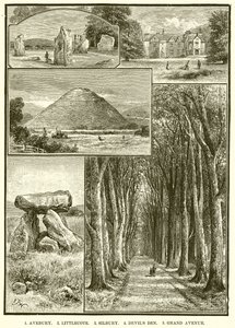 1. Avebury. 2. Littlecote. 3. Silbury. 4. Devil