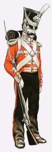 96th Foot Private 1836 by English School