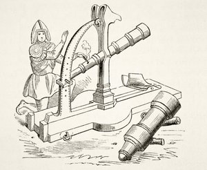A 15th century cannon by English School