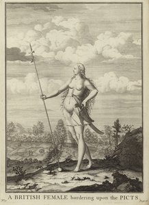 A British female bordering upon the Picts by English School