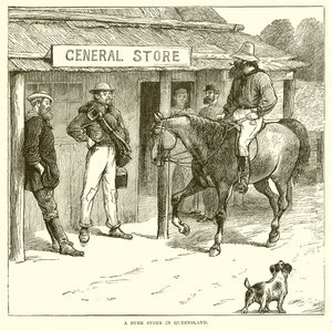 A Bush Store in Queensland by English School