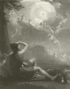 A Chaldean Peasant, Contemplating the Heavenly Bodies by English School
