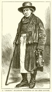 A Charley, or London Watchman of the 18th Century by English School