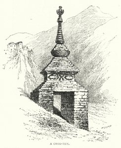 A Chod-ten (engraving)
