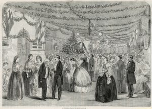 A Christmas Tree at St Lukes Asylum by English School
