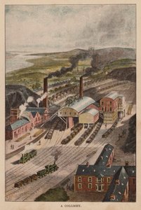 A Colliery by English School