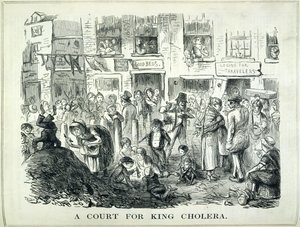 A Court for King Cholera, illustration from 