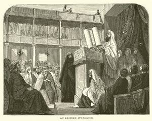 A Eastern Synagogue by English School
