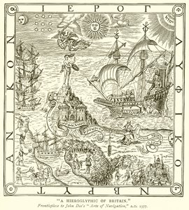 A Hieroglyphic of Britain by English School