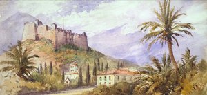 A Hill Fort in the Atlas Mountains, c.1860-70 by English School