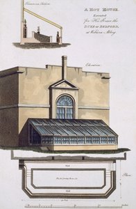 A Hot House for the Duke of Bedford at Woburn Abbey, 1806 by English School