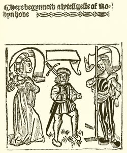 A Lytell Geste of Robin Hood, Printed by Wynkyn de Worde by English School