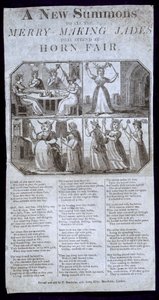 A New Summons to All the Merry Making Jades that Attend at Horn Fair by English School